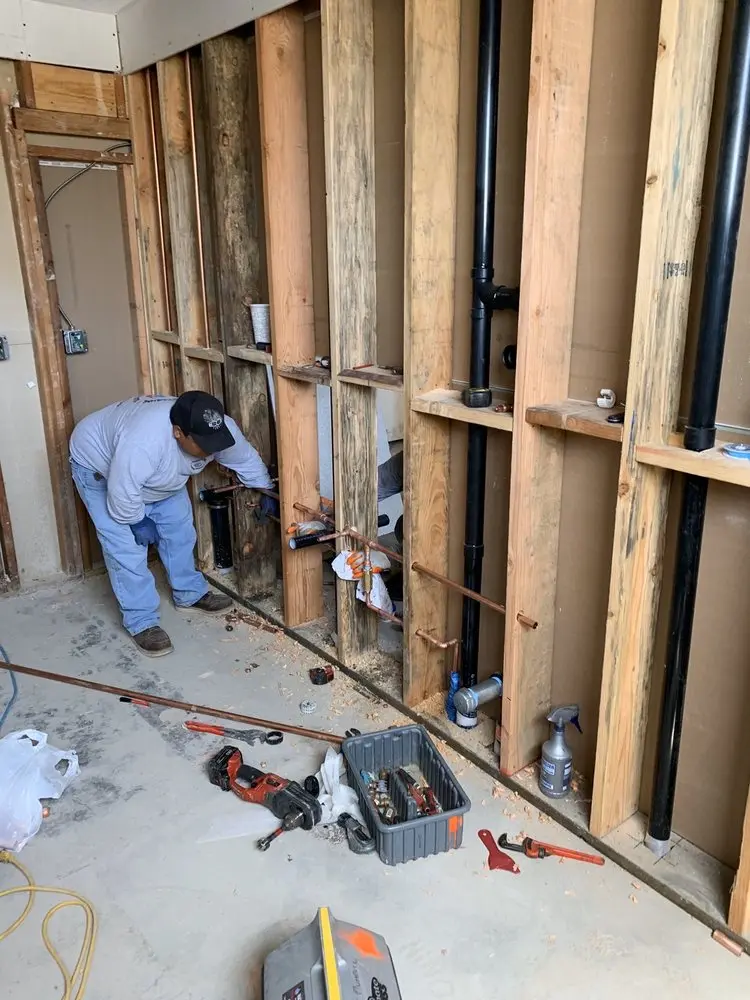 Commercial rough-in plumbing for Trenchless Sewer Repair in Grayson